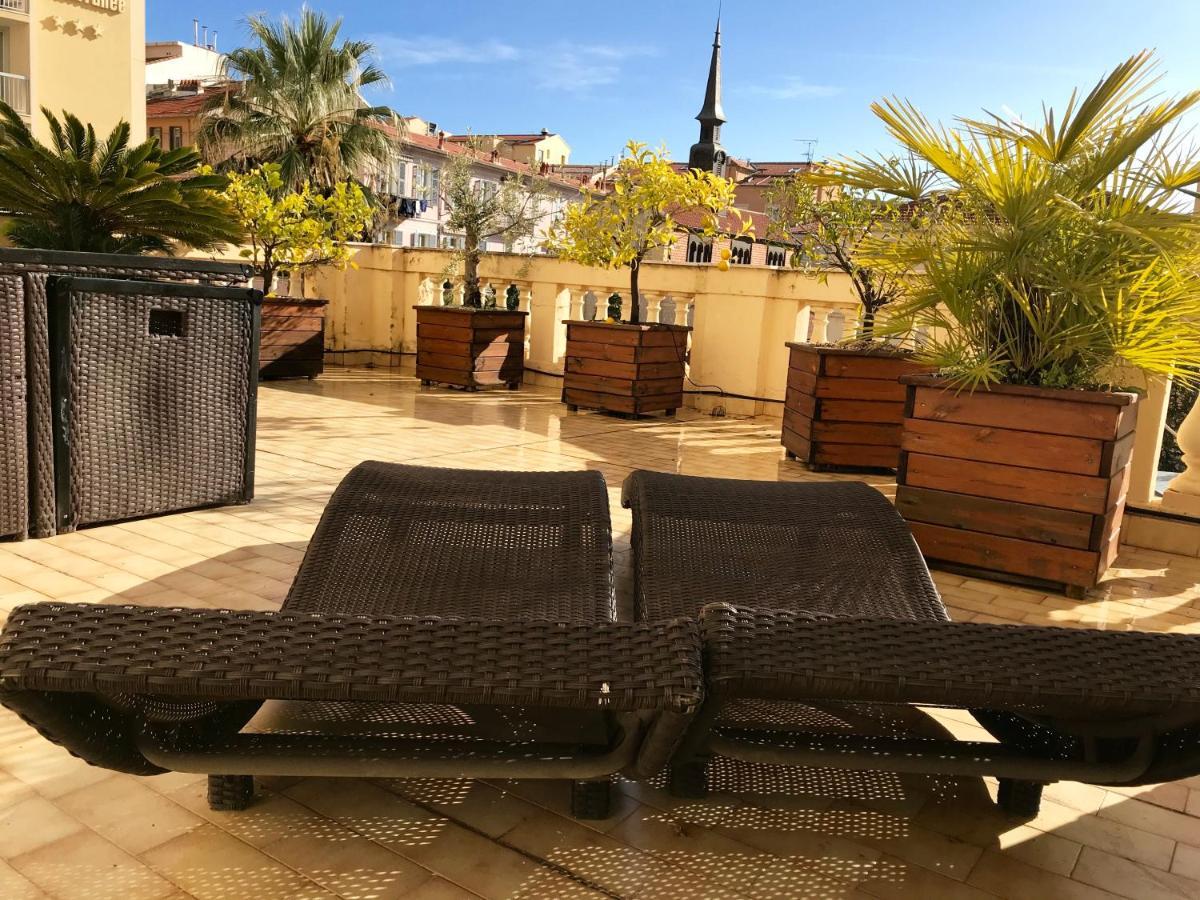 Appartement Terrasse Dans Palace Belle Epoque Menton Buitenkant foto